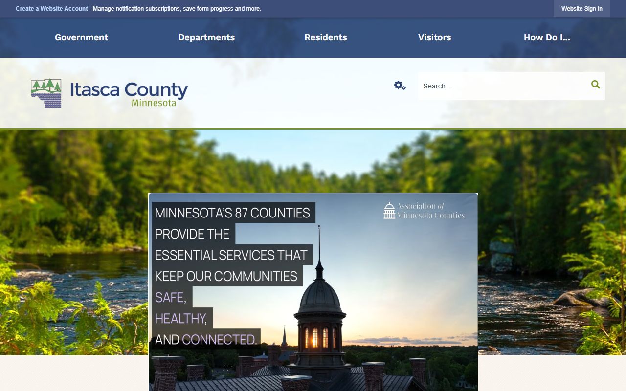 Itasca County Recorder website