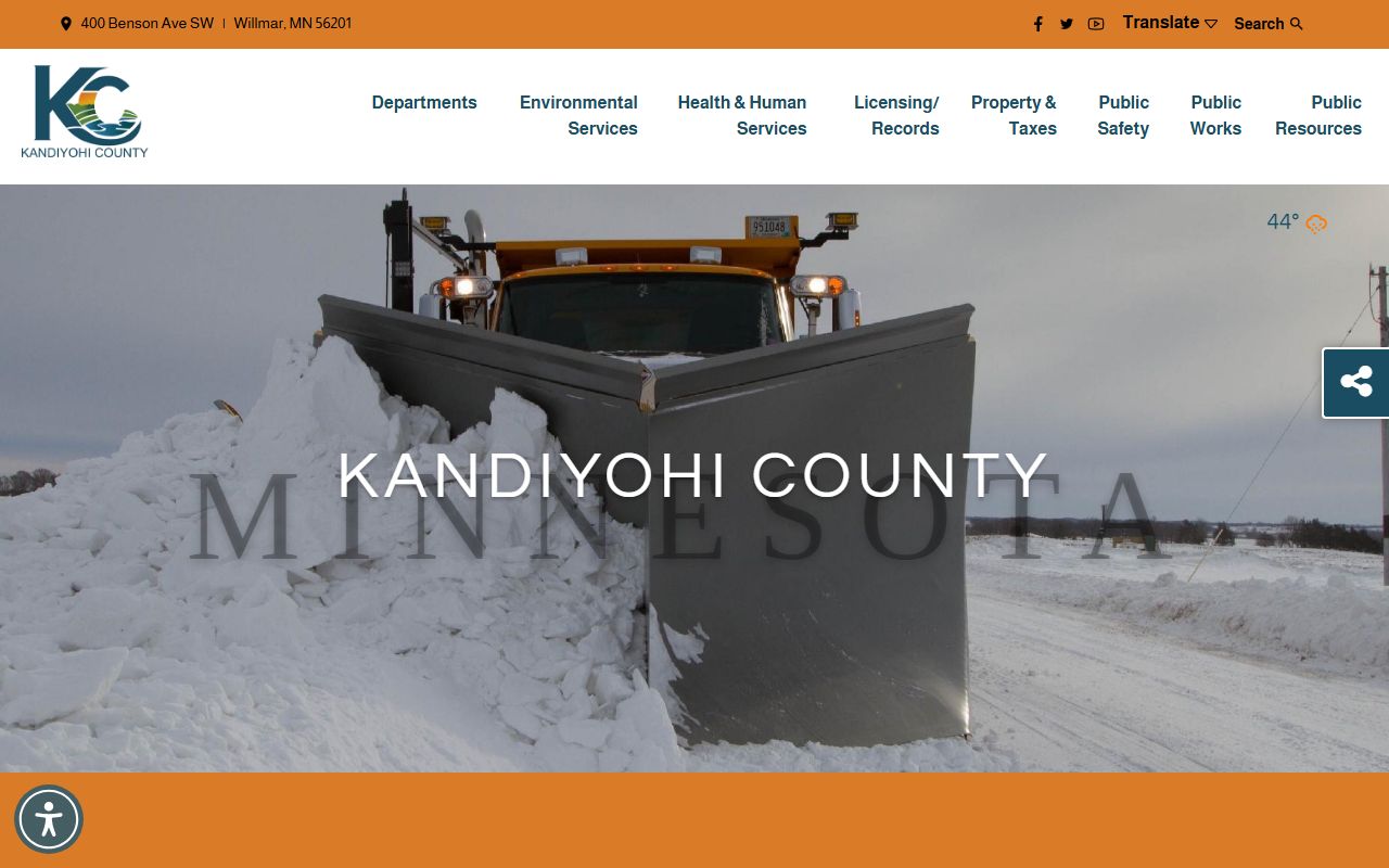 Kandiyohi County Recorder website