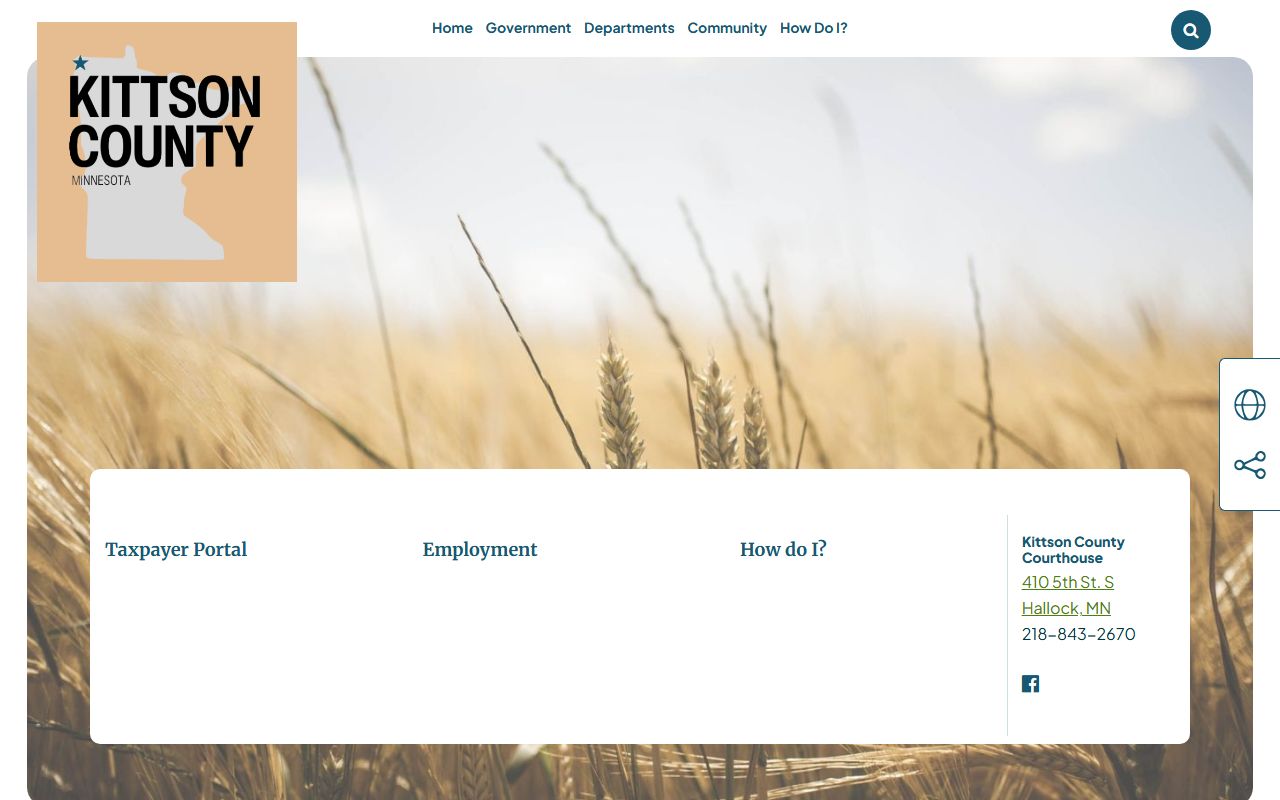 Kittson County Recorder website
