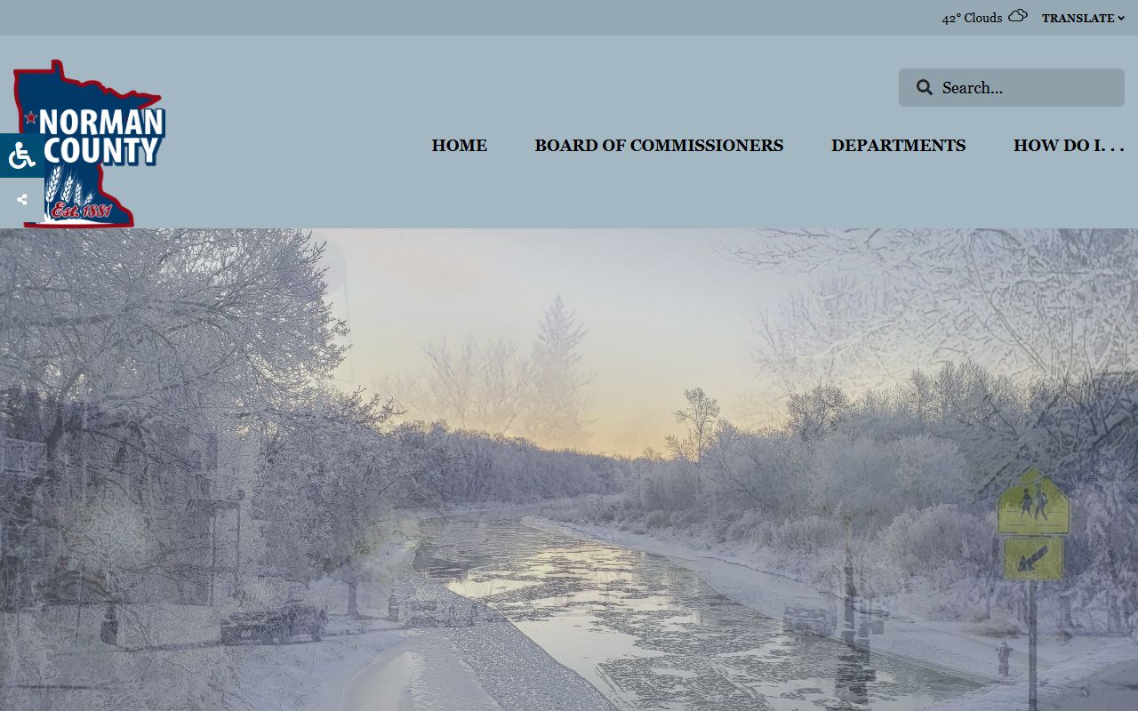 Norman County website with recorder and vital records information for Norman County death records