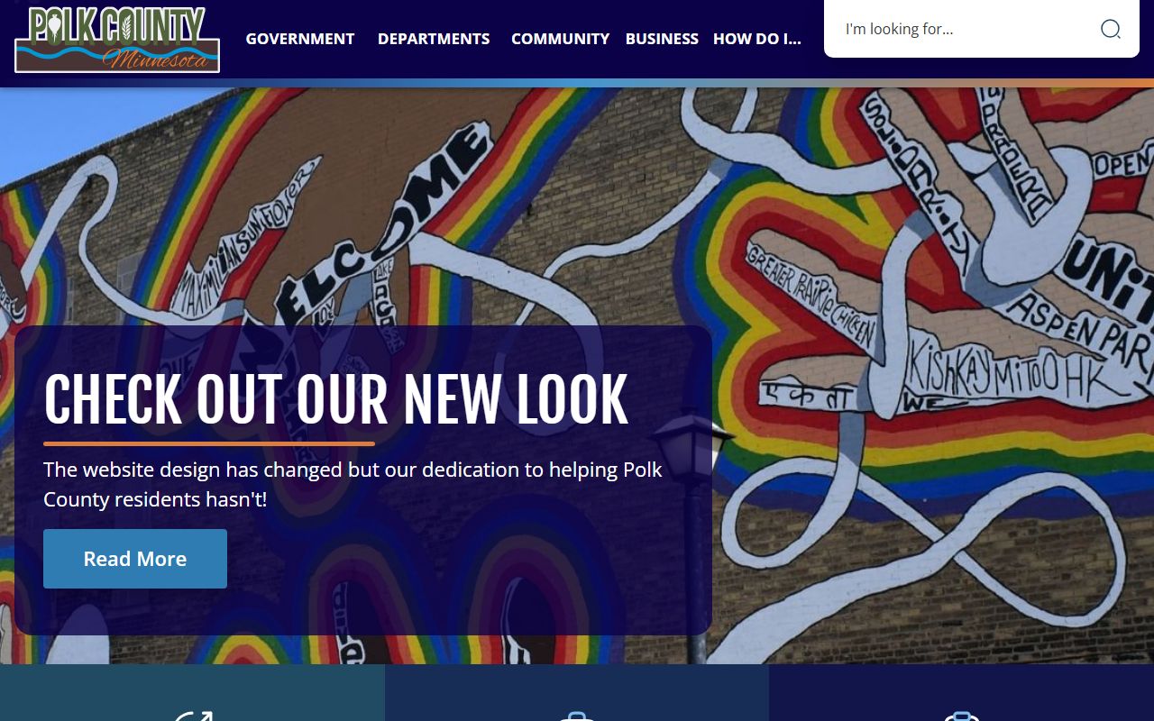 Polk County website showing recorder services for death records